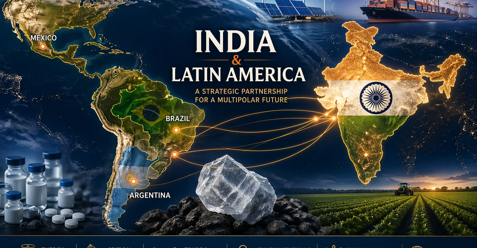 India Latin America relations showing strategic links in energy trade lithium pharmaceuticals and Global South cooperation